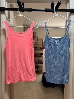 A new Day Pink Tank Top & Soma  strap top set